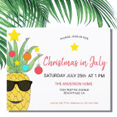 7月の予算クリスマスパイナップルパーティー