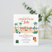 7月の予算クリスマスファミリーパーティの招待状 (スタンド正面)