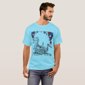 7月の光のゴールデンスパークス ライトブルー Tシャツ (正面フル)