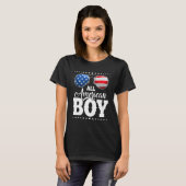 7月の全おもしろいアメリカン少年サングラスボーイズ4th tシャツ (正面フル)