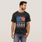7月の全米ナナ4th愛国的サングラス tシャツ (正面フル)