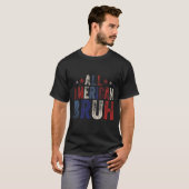 7月の全米ブラッシュ4th Boys Patriotic Usa W Tシャツ (正面フル)