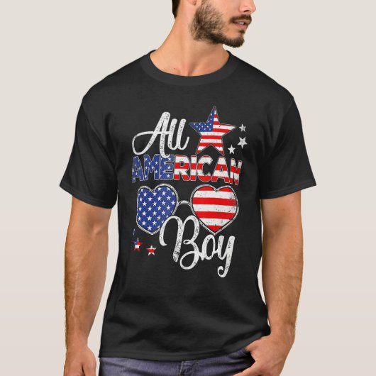 7月の全米ボーイズキッズサングラスの4th tシャツ (正面)