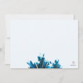 7月の写真の誕生の発表の第4 案内状 (裏面)