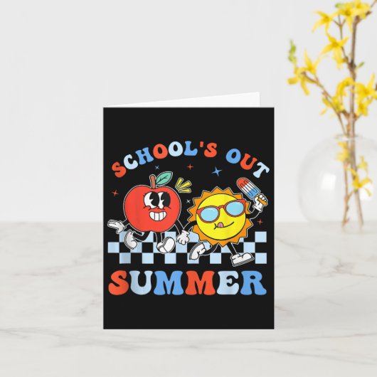 7月の卒業先生 カード (黄色い花)