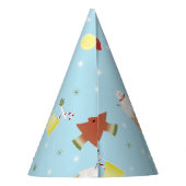 7月の可愛いクリスマス夏BBQパーティー帽子 パーティーハット (裏面)