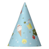 7月の可愛いクリスマス夏BBQパーティー帽子 パーティーハット (左)