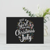 7月の夏にクリスマスが大好きな女の子 招待状 (スタンド正面)