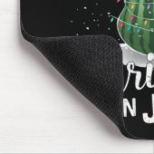 7月の夏にスイカのクリスマスツリーのクリスマス マウスパッド (コーナー)