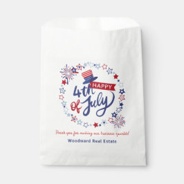 7月の夏の幸せポップ・アートの4パーソナライズされた日 フェイバーバッグ