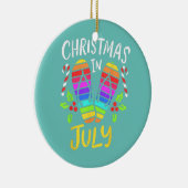 7月の夏休みのクリスマス セラミックオーナメント (右)