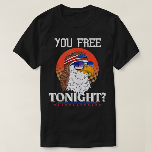 7月の夜4thレトロアメリカンBa Tシャツ (デザイン正面)