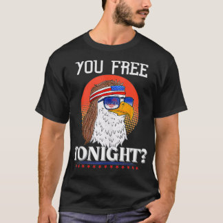 7月の夜4thレトロアメリカンBa Tシャツ