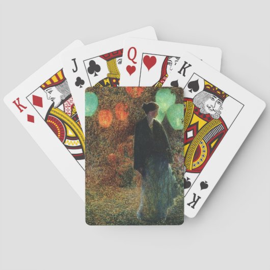 7月の夜(Childe Hasssam) トランプ (裏面)