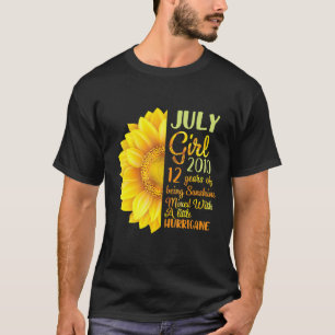 7月の女の子2010 12年の日差しの混合A Tシャツ