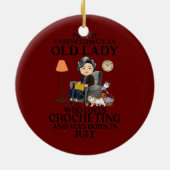 7月の女婦は女生まれ性が好き セラミックオーナメント (裏面)