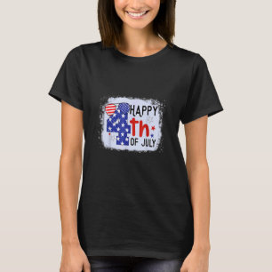 7月の女性の子供たち男性への幸せ4 Tシャツ