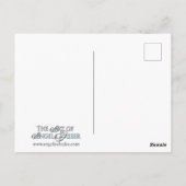 7月の女性アールヌーボー誕生石シリーズ ポストカード (裏面)