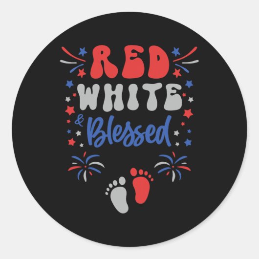 7月の女性4th妊娠ドレス赤白とB ラウンドシール (正面)