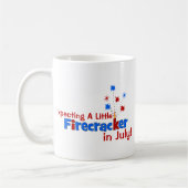 7月の小さい爆竹の期待 コーヒーマグカップ (左)