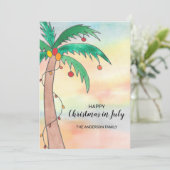 7月の幸せなクリスマス シーズンカード (スタンド正面)