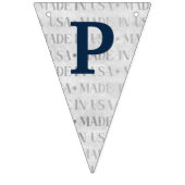 7月の幸せな4thバンティンバナー バンティングフラッグ (第3の旗)