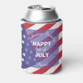 7月の幸せな4th愛国家族のピクニック 缶クーラー (缶裏面)