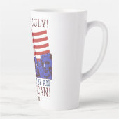 7月の幸せな4th独立の日パーティー カフェラテマグ (右)