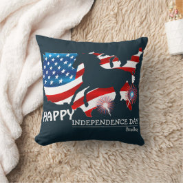 7月の幸せな4th独立の日パーティー クッション
