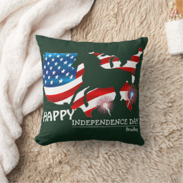7月の幸せな4th独立の日パーティー クッション