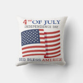 7月の幸せな4th独立の日パーティー クッション (裏面)