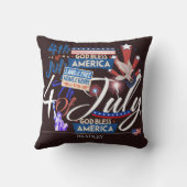 7月の幸せな4th独立の日パーティー クッション (裏面)