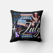 7月の幸せな4th独立の日パーティー クッション (裏面)