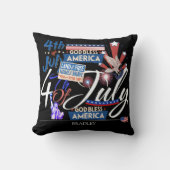 7月の幸せな4th独立の日パーティー クッション (正面)