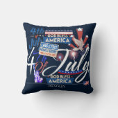 7月の幸せな4th独立の日パーティー クッション (裏面)
