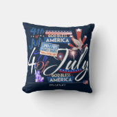 7月の幸せな4th独立の日パーティー クッション (正面)