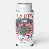 7月の幸せな4th独立の日パーティー スリム缶クーラー (Seltzer正面)
