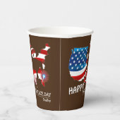 7月の幸せな4th独立の日パーティー 紙コップ (右)