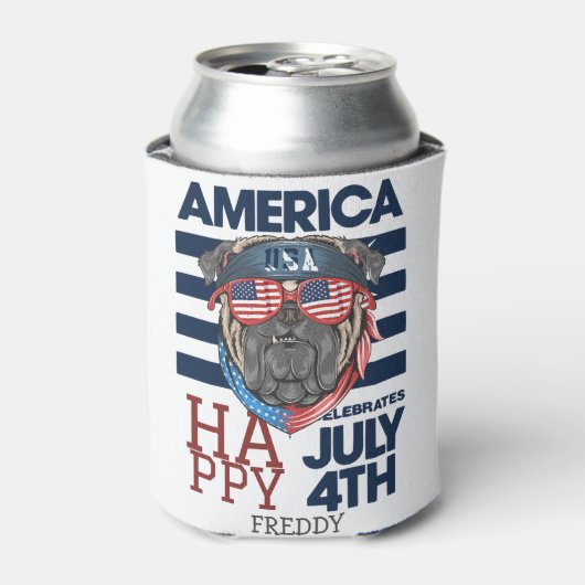 7月の幸せな4th独立の日パーティー 缶クーラー (缶正面)