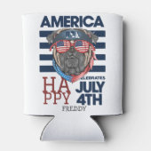 7月の幸せな4th独立の日パーティー 缶クーラー (裏面)