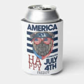 7月の幸せな4th独立の日パーティー 缶クーラー (缶裏面)