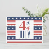 7月の幸せな4th独立の日赤白青 シーズンカード (スタンド正面)