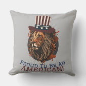 7月の幸せな4th独立記念日アメリカパーティー クッション (正面)