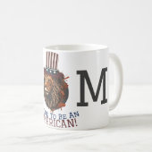 7月の幸せな4th独立記念日アメリカパーティー コーヒーマグカップ (正面右)