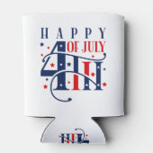 7月の幸せ4日の赤と青 缶クーラー (裏面)