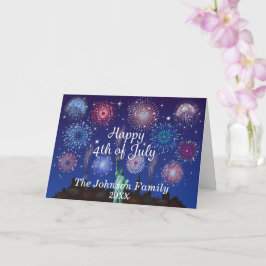 7月の幸せ4日ニューヨーク カード