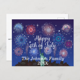 7月の幸せ4日ニューヨーク ポストカード