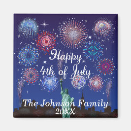 7月の幸せ4日ニューヨーク マグネット