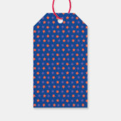 7月の幸せ4日格言赤白青 ギフトタグ (裏面)