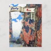 7月の幸せ4日。ファインアート ポストカード (正面)